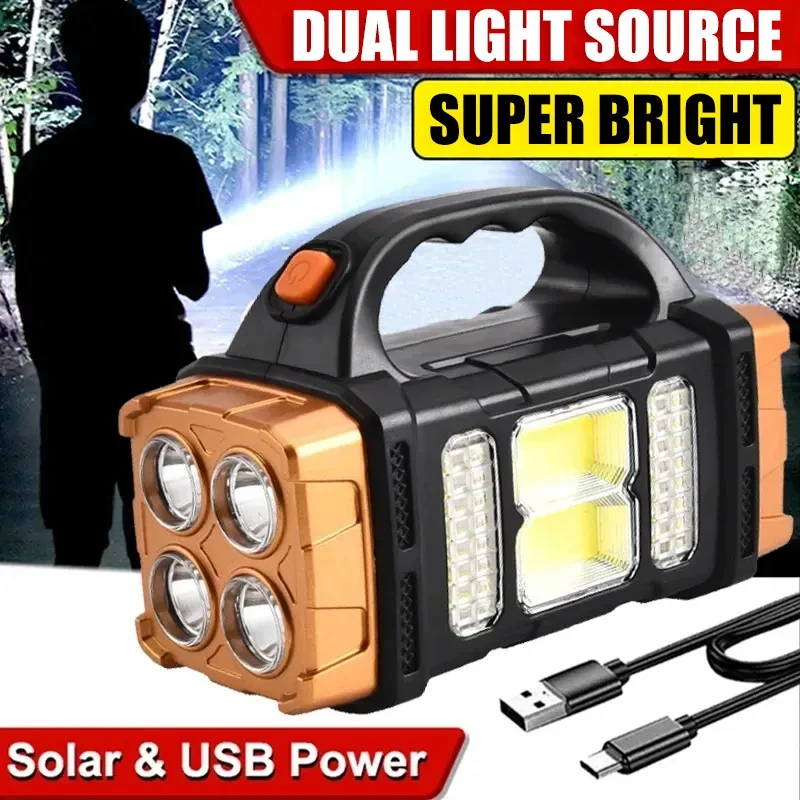Renewable Energy Source - Portable Powerful USB Rechargeable Flashlights Solar