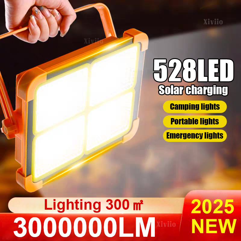 Renewable Energy Source - 528LED Solar Charging Flood Light IP66