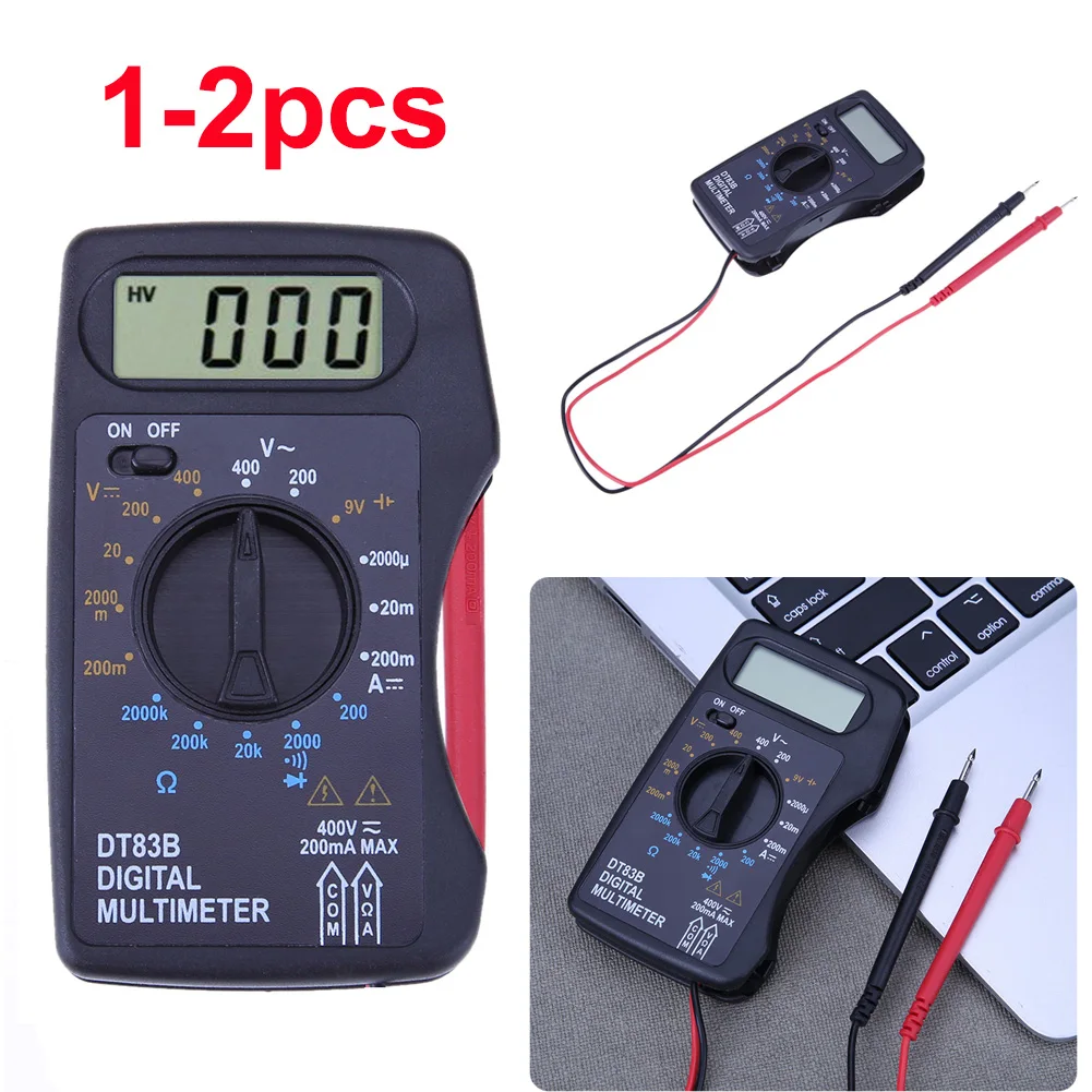 Battery Monitor Coulometer - DT83B Portable Digital Multimeter 1999 Counts