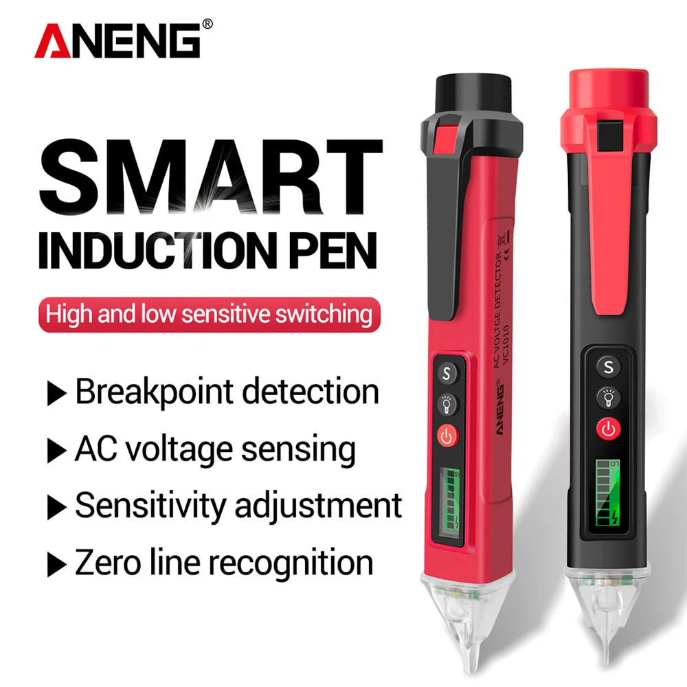 Battery Monitor Coulometer - ANENG VC1010 Digital Non-Contact Tester Pen