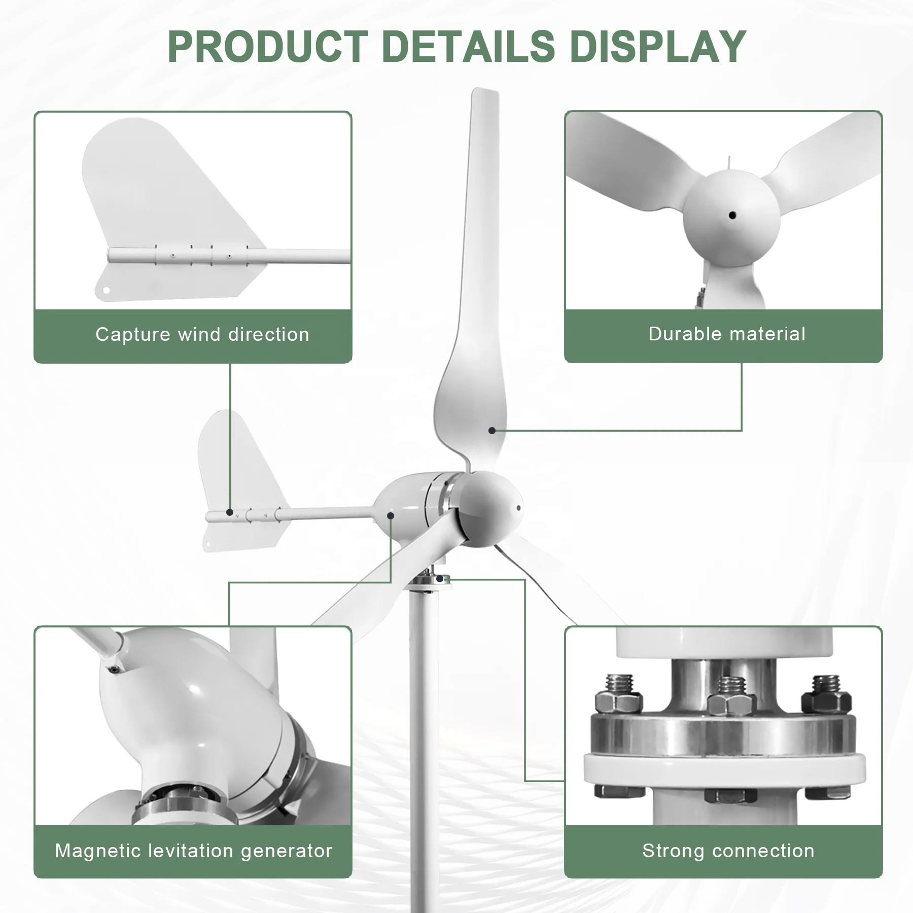 Ruiyan 1KW Home Wind Turbine O - Renewable Energy Home Solutions recensione e prezzo