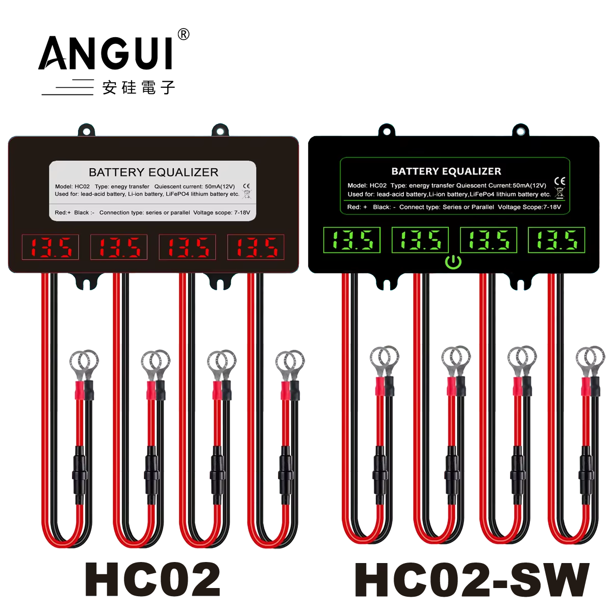 ANGUI 12/24/36/48V  HC02 Touch - Battery Equalizer Balancer recensione e prezzo