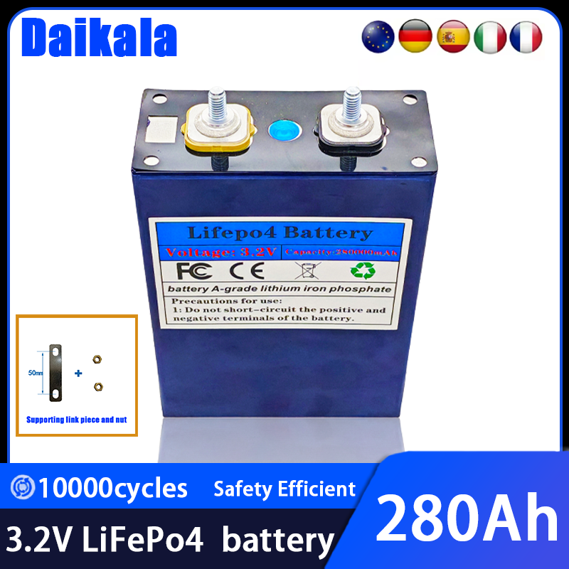 NEW 3.2V  280Ah LiFePO4 Batter - Renewable Energy Source recensione e prezzo