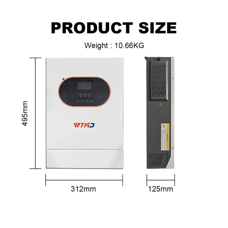 6.2KW Single Phase Off Grid On - Hybrid Solar Inverter recensione e prezzo