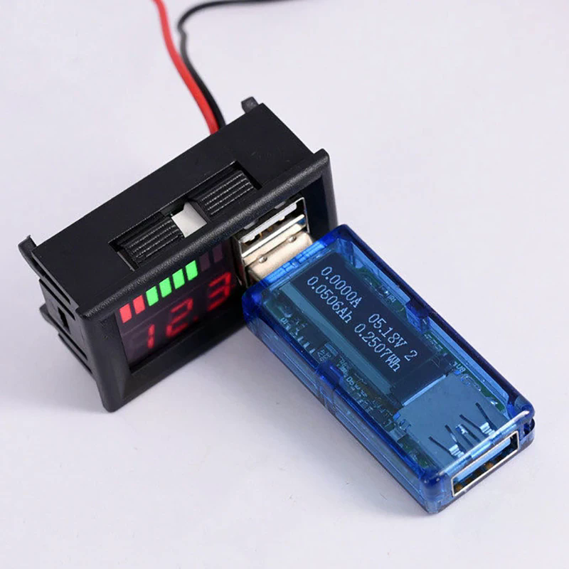 12V Battery Voltage And Power  - Battery Monitor Coulometer recensione e prezzo