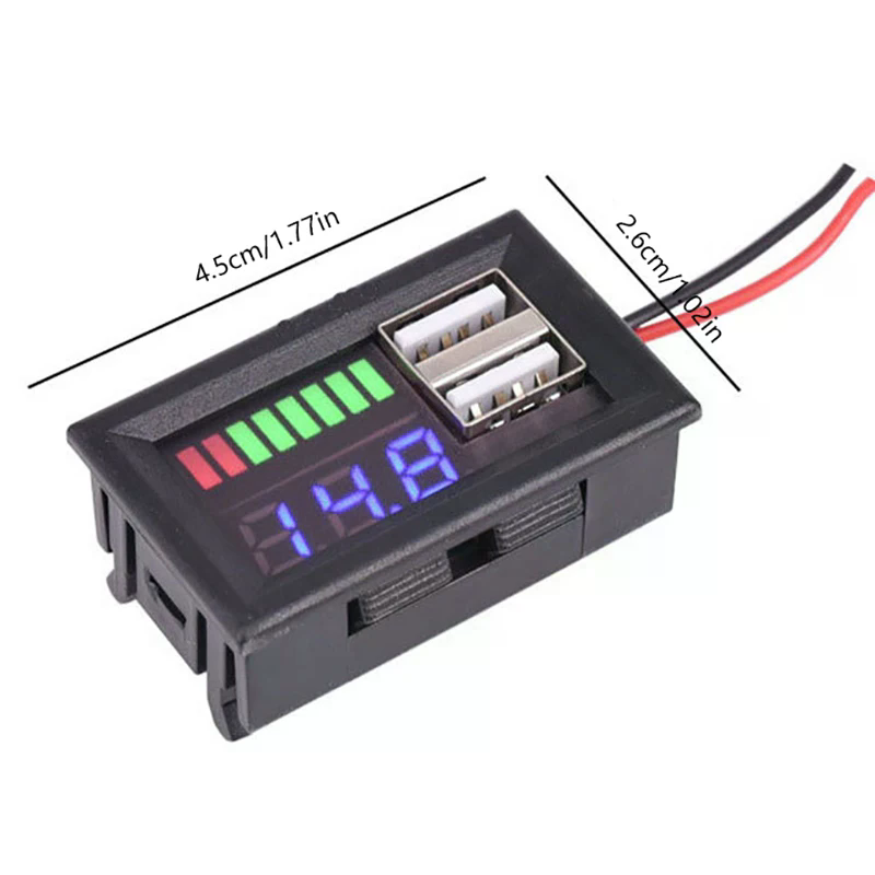 12V Battery Voltage And Power  - Battery Monitor Coulometer recensione e prezzo