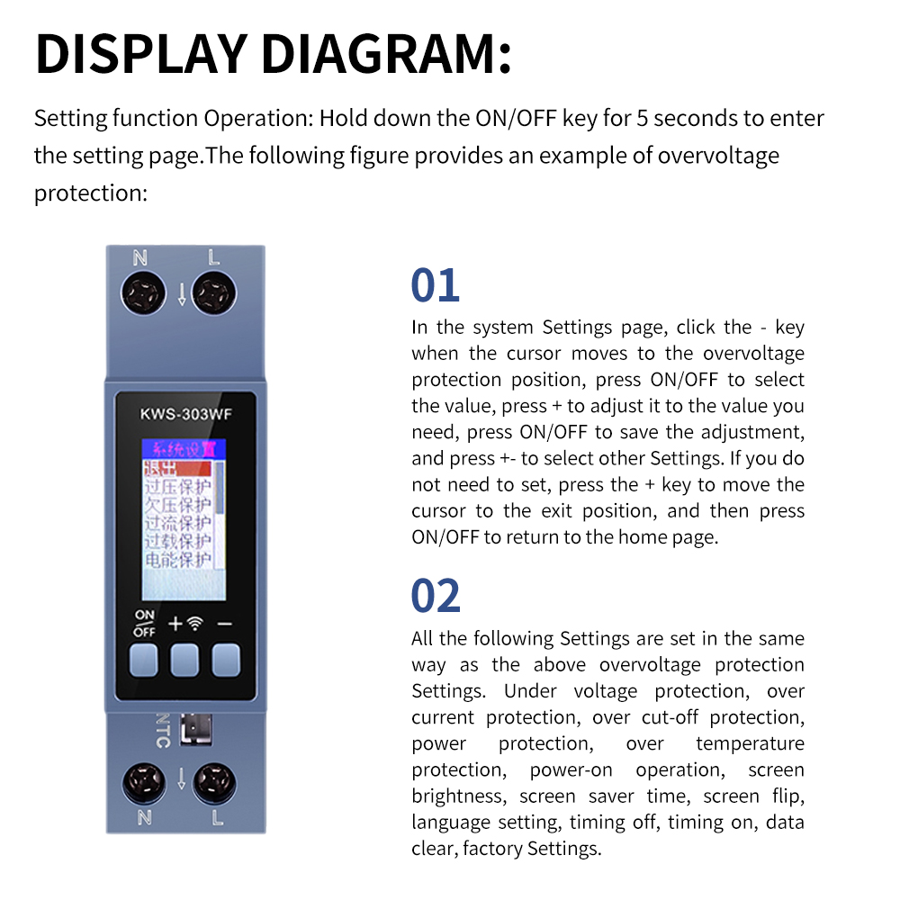 KWS-303 Tuya WiFi Power Meter  - Battery Monitor Coulometer recensione e prezzo