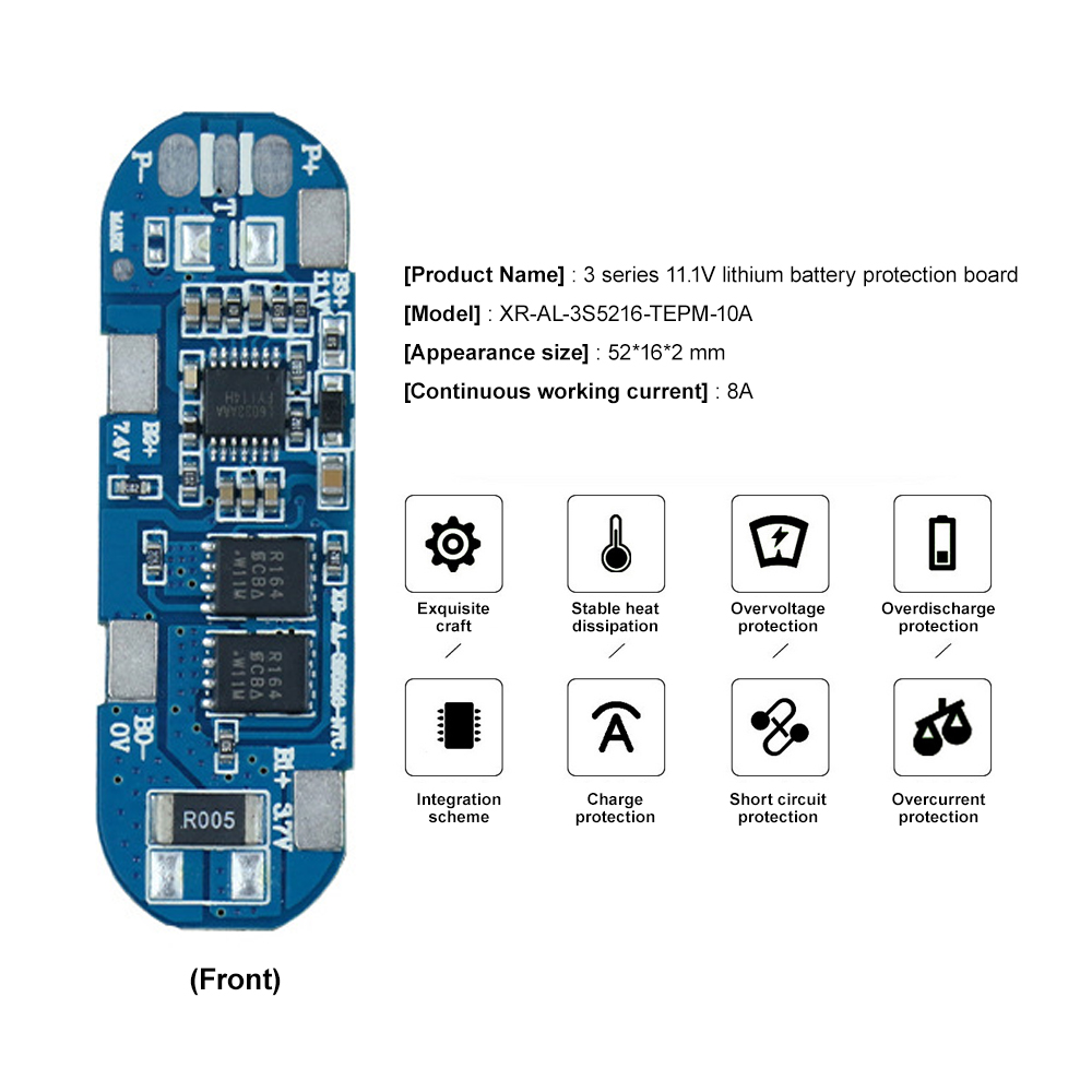 BMS 3S 8A 11.1V 18650 Li-ion B - Battery Equalizer Balancer recensione e prezzo