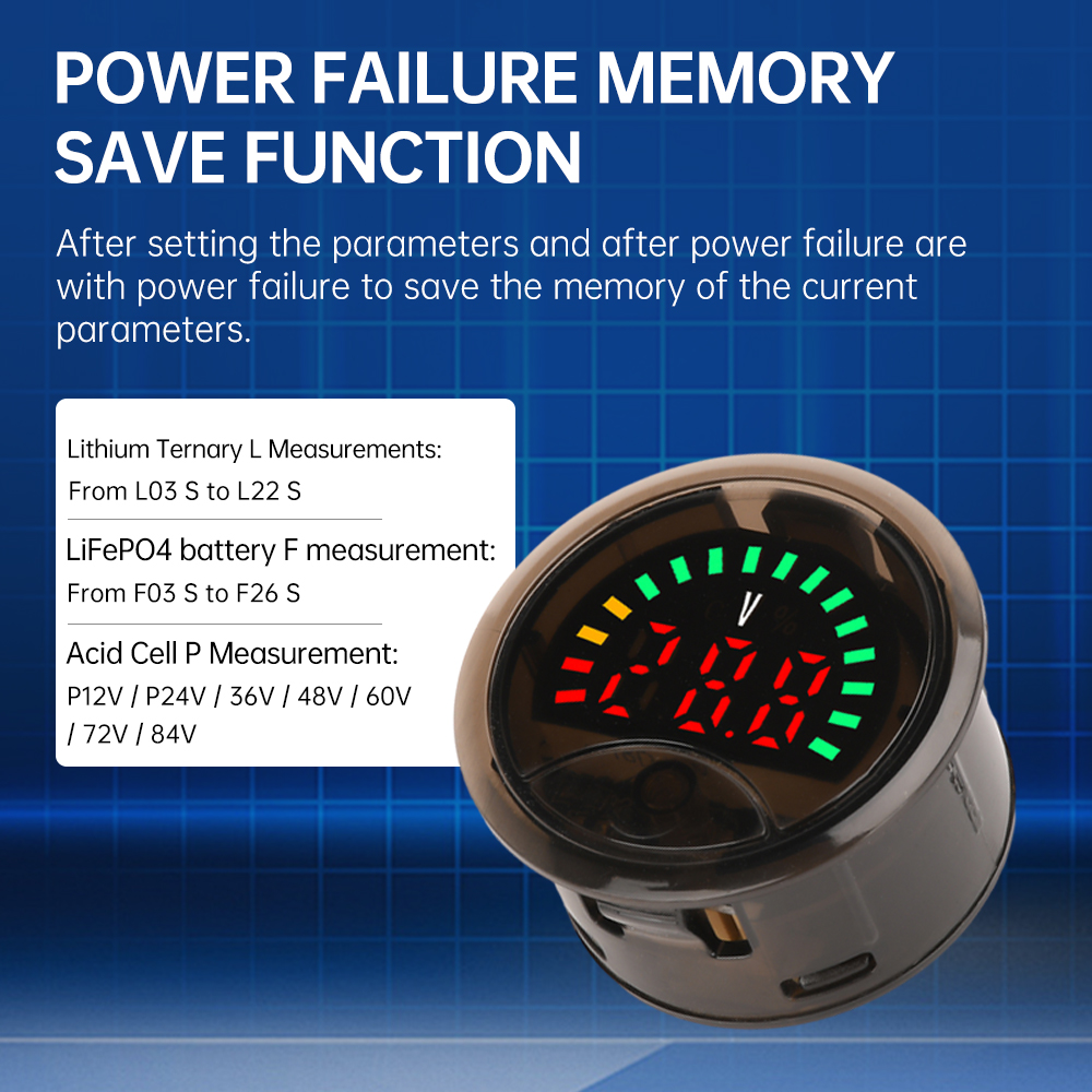 DC7-100V Mini Digital Voltmete - Battery Monitor Coulometer recensione e prezzo