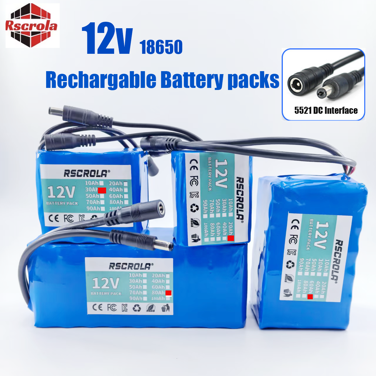Rechargeable 12V 18650 Lithium - Renewable Energy Source recensione e prezzo