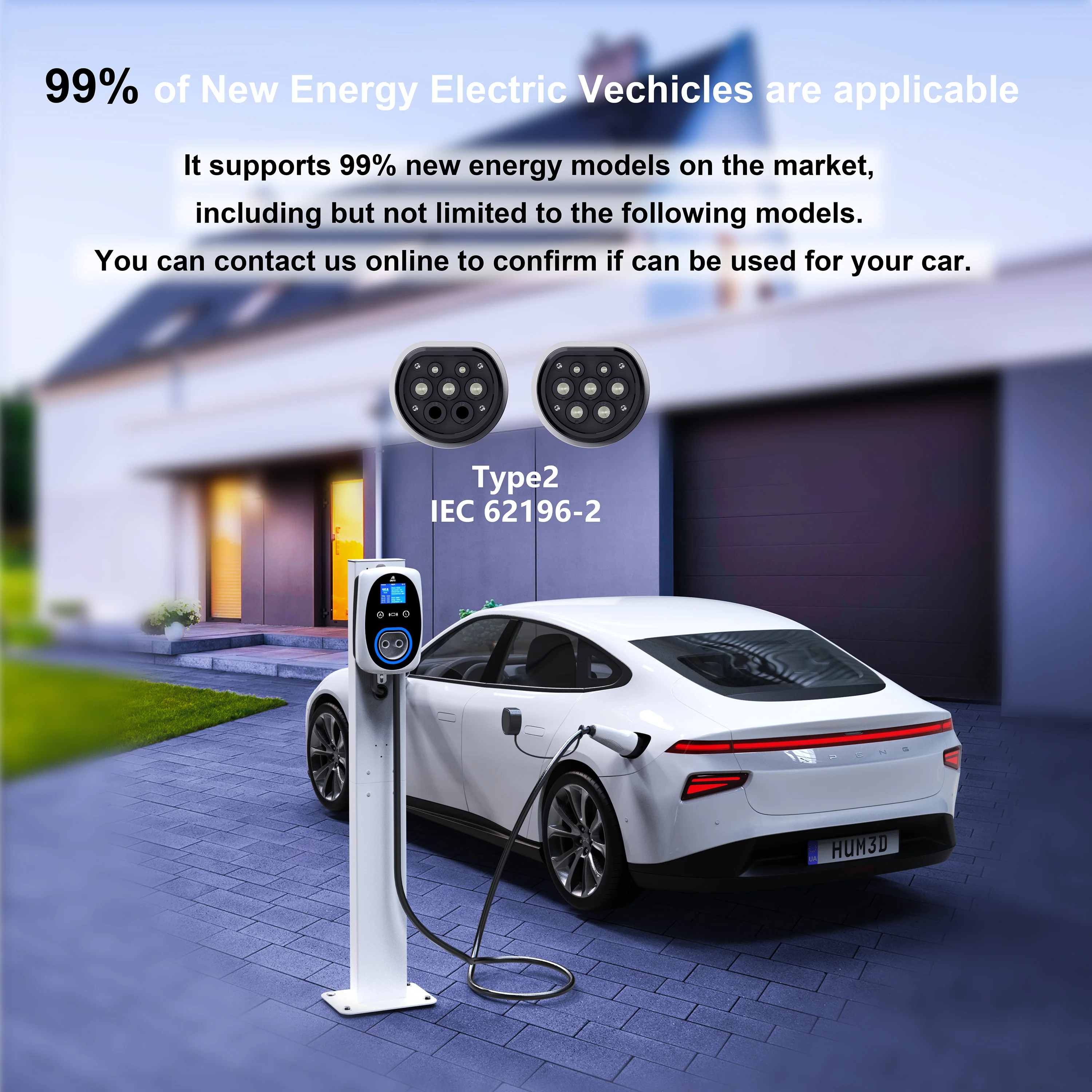 GWUYU EV Charger 32A 7.6KW EVS - Ev Charger Wallbox recensione e prezzo