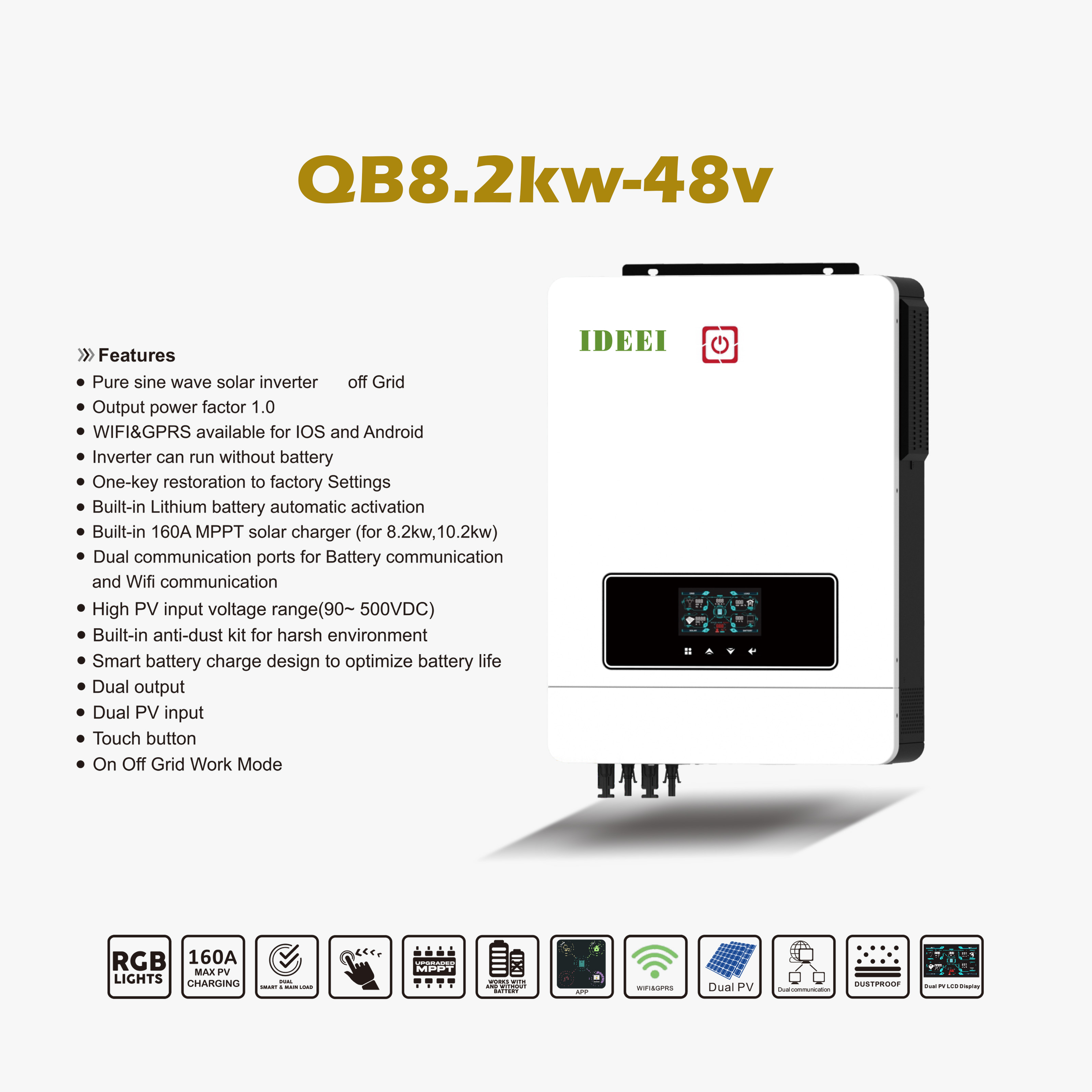 Dual Output off Grid Hybrid So - Hybrid Solar Inverter recensione e prezzo