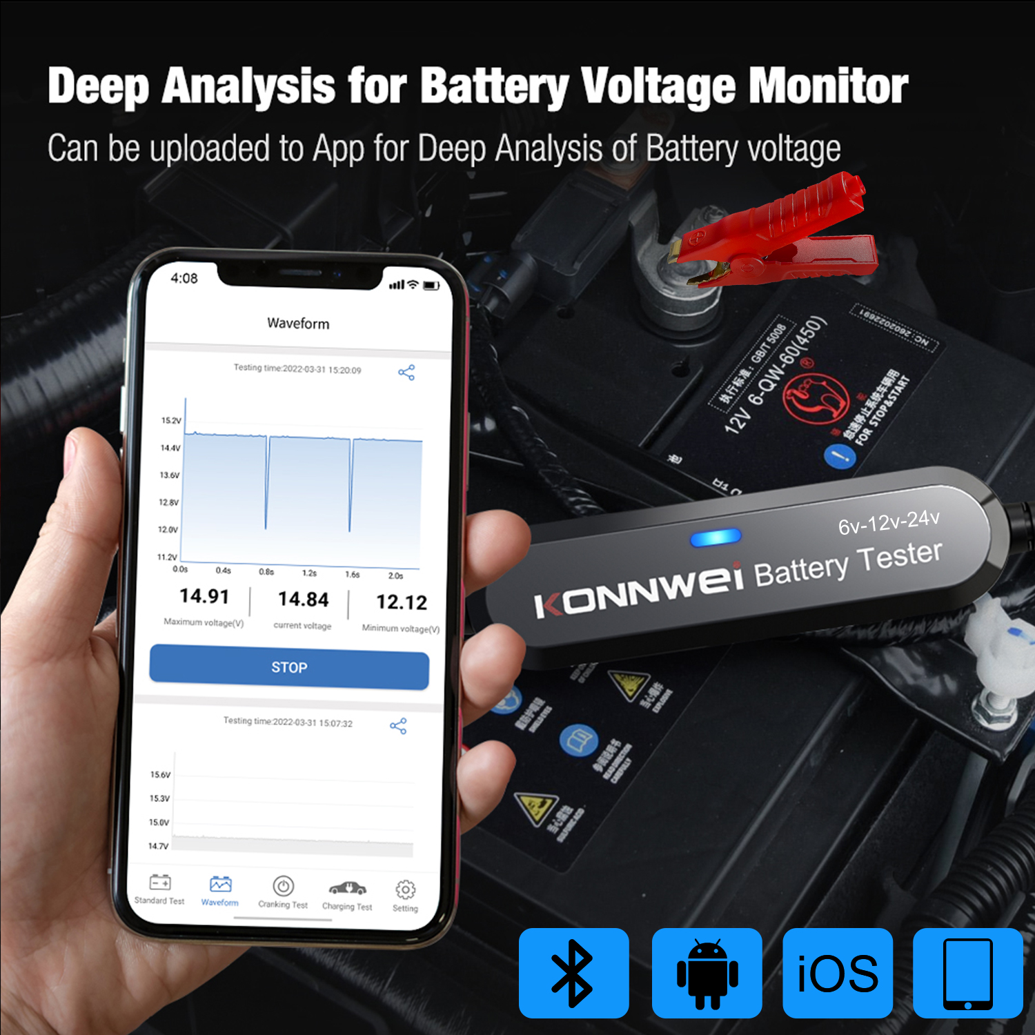 2026 KONNWEI BK200 Bluetooth 5 - Battery Monitor Coulometer recensione e prezzo