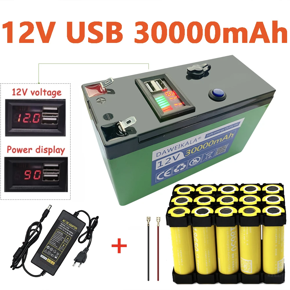 12V lithium Battery 30Ah 18650 - Renewable Energy Source recensione e prezzo
