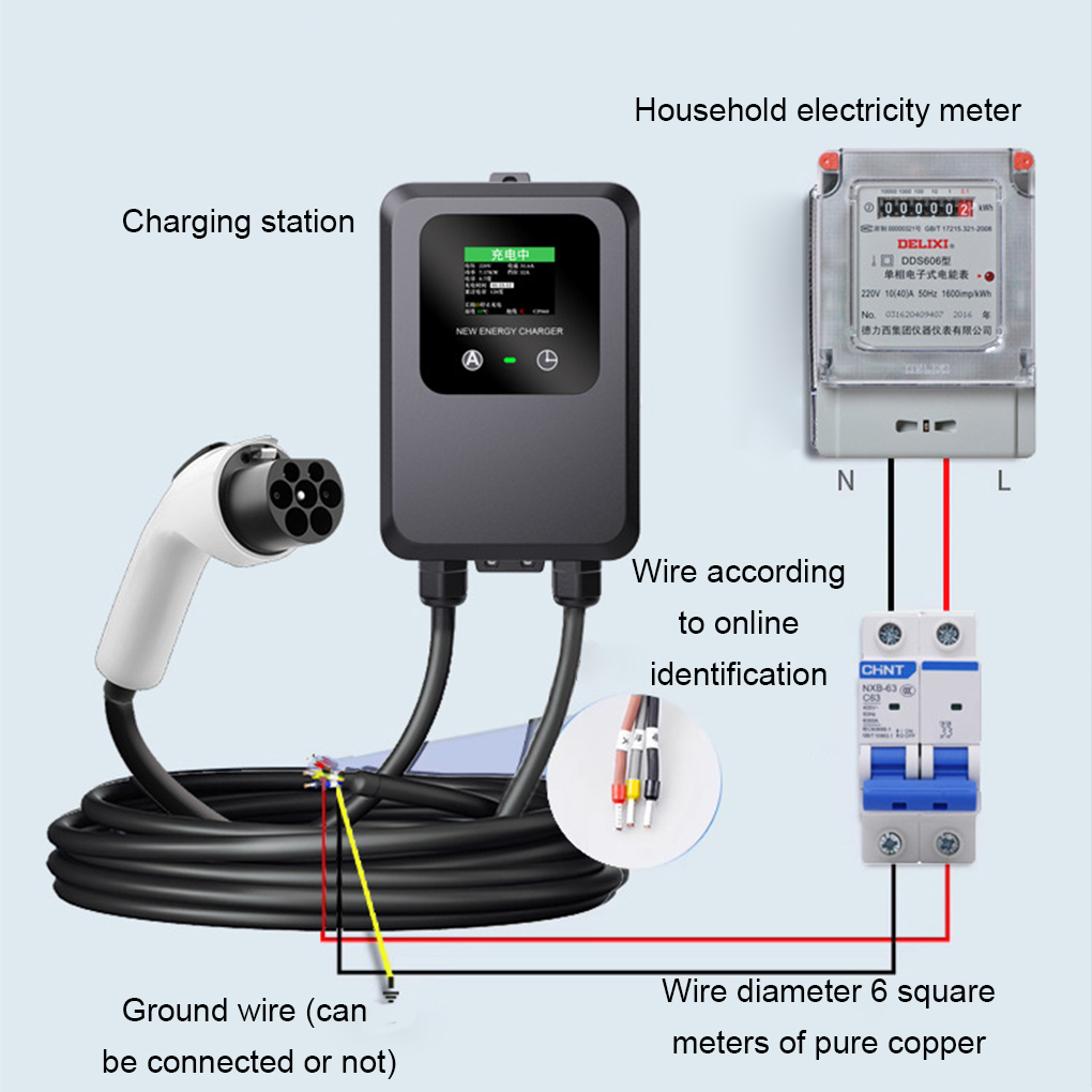 EV Charger 32A-24A-16A-8A 7KW  - Ev Charger Wallbox recensione e prezzo
