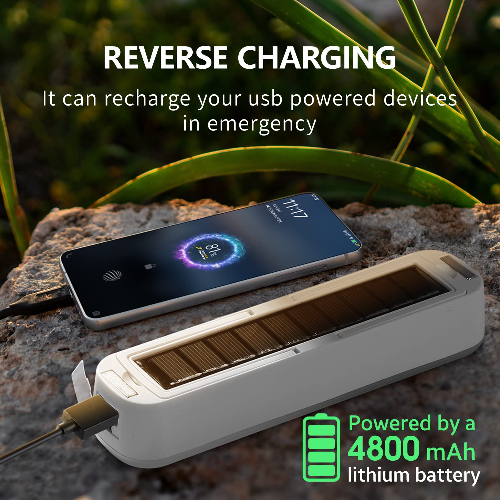 Solar Rechargeable Camping Lan - Renewable Energy Source recensione e prezzo