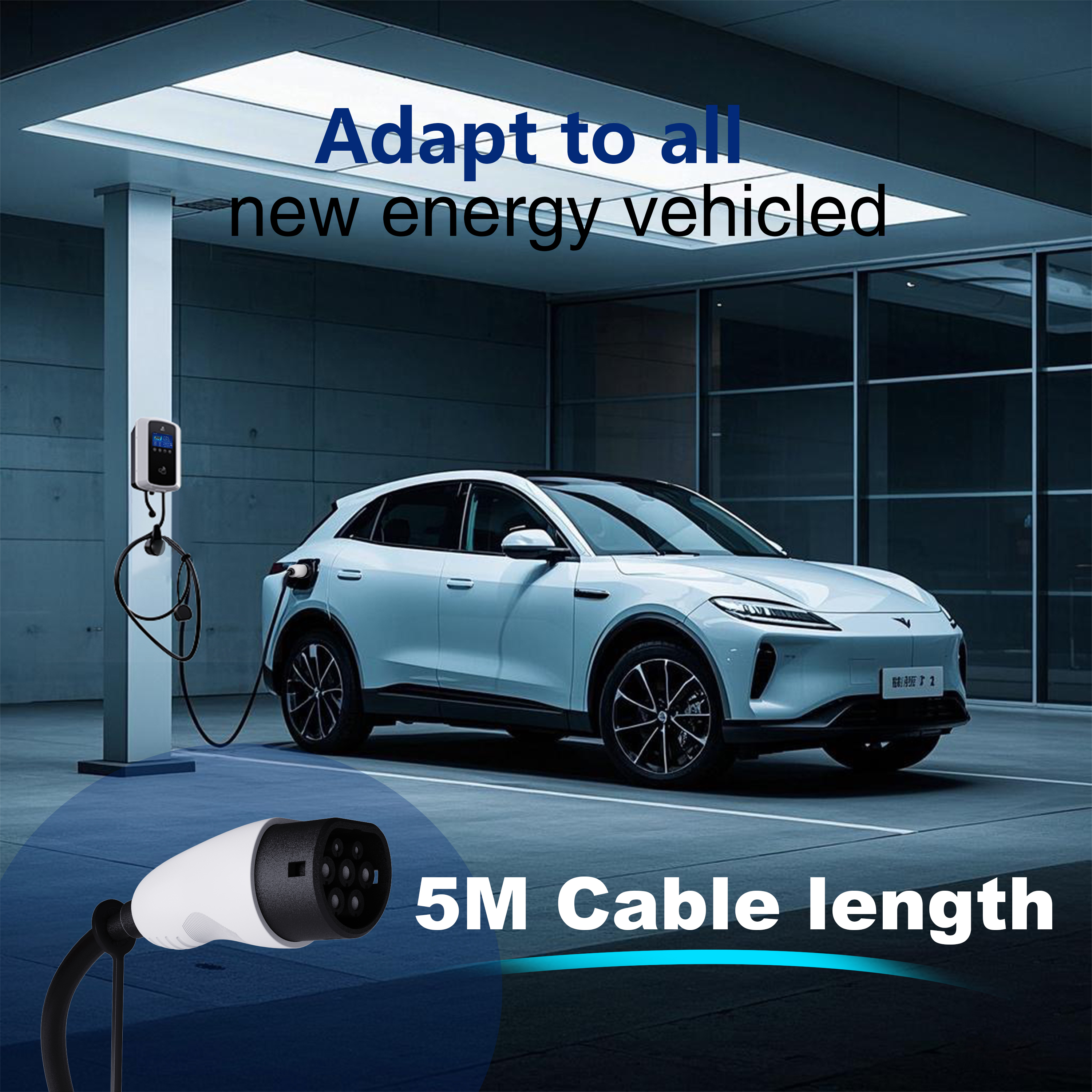 GWUYU EV Wallbox Charger Type  - Ev Charger Wallbox recensione e prezzo