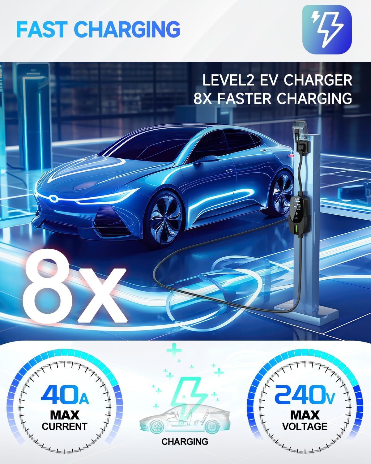 EVDANCE Portable EV Charger fo - Ev Charger Wallbox recensione e prezzo