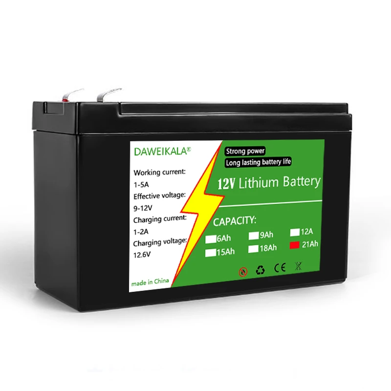 12V 6Ah-21Ah 18650 Lithium Bat - Renewable Energy Source recensione e prezzo