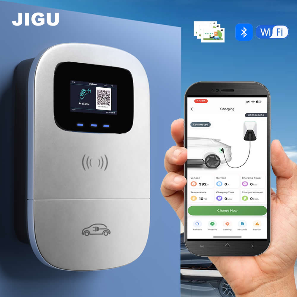 JIGU 7kW 11kW 22kW Type 2 Elec - Ev Charger Wallbox recensione e prezzo