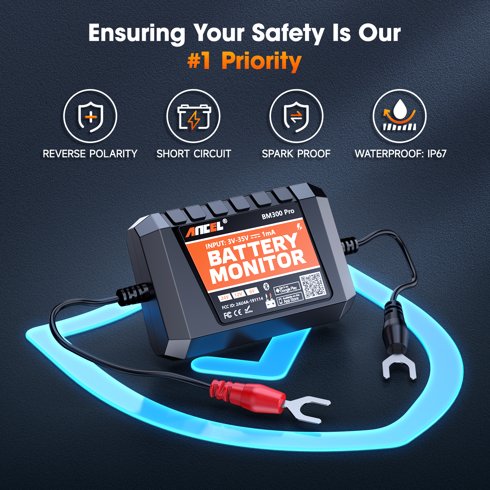 ANCEL BM300 Pro Battery  Teste - Battery Monitor Coulometer recensione e prezzo