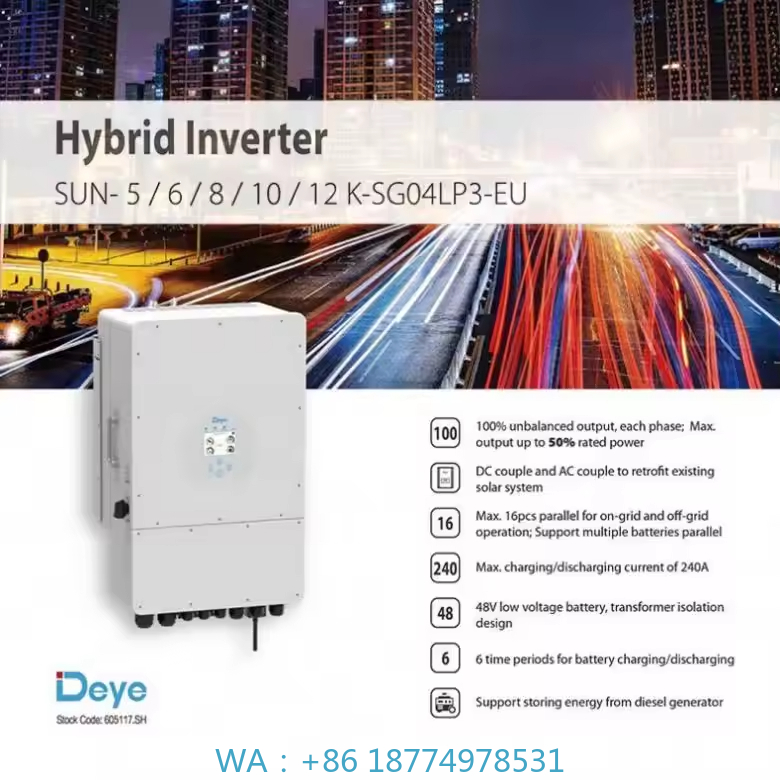 SUN-12K-SG04LP3-EU Phase Hybri - Hybrid Solar Inverter recensione e prezzo