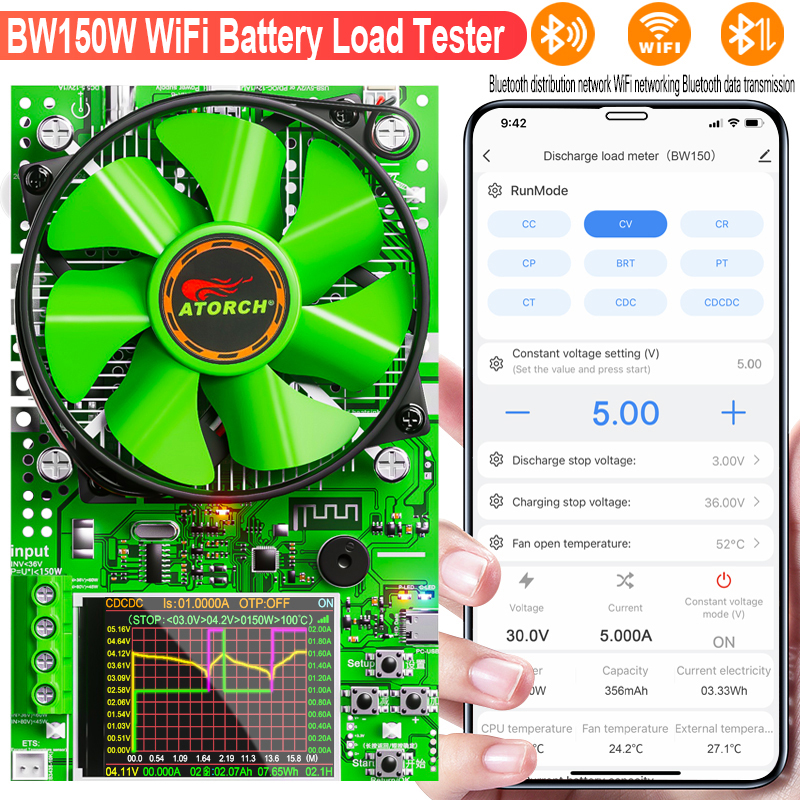 BW150 Smart Car Battery Tester - Battery Monitor Coulometer recensione e prezzo