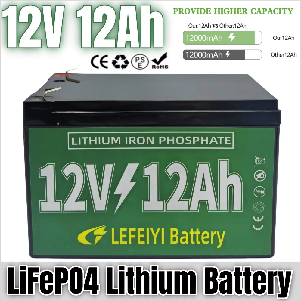100% New 12V 12AH LiFePo4 Batt - Renewable Energy Source recensione e prezzo